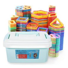 chinada 磁力片積木組 168片, 多色, 1組