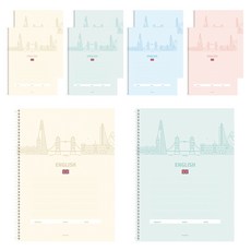 펜피아 1200 중고등 스프링노트 영어, 랜덤발송, 10개