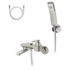 다인이엔지 두진 하모니 프리미엄 욕실 샤워 수전 무광 사틴니켈 DB691 방문설치, 1개