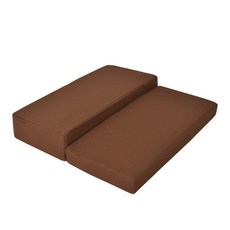 CABLE&HOME'S 凱堡家居 方型手提拜墊 跪墊 坐墊 單人 咖啡色 透氣舒適