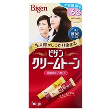 비겐 크림톤 염모제 60g, 6G 자연 갈색, 1개