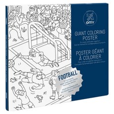 OMY 著色遊戲玩具 足球 POS34, 1個, 混合色