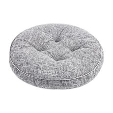 小麥購物 加厚棉麻坐墊 圓形 C589 505g