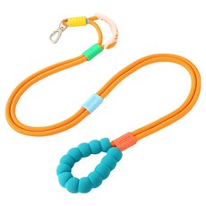딩동펫 강아지 포동 멀티 핸즈프리 산책 리드줄, 오렌지, 1개