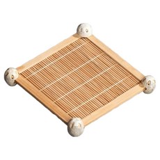 Ilsangsokbanzzak 茶杯裝飾杯墊, 1個, 米色石