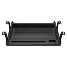 Coms 賣場 書桌鍵盤托盤 滑軌式 空間利用 支架 底座, 1個, 單一顏色, VM245