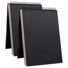 Devi Art 硬殼封面空白繪圖本 60張 黑色, 2個, A4