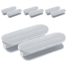 DAILYSHARE 黏貼式簡約迷你門把, 8個, 灰色