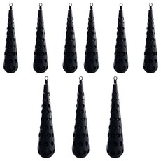 MONCROSS SWITZERLAND Dimple 棒狀黑色鉛錘, 3個, 3入