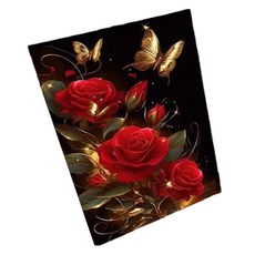 Jeniel DIY 油畫繪畫套組 40 x 50 cm, 1個, 紅玫瑰