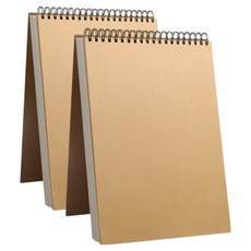 Deviart 硬殼封面空白繪圖本 60張 牛皮紙, 2個, A4