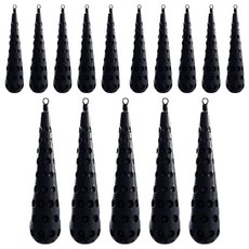 MONCROSS SWITZERLAND 凹點棒型黑色鉛錘, 3個, 5入