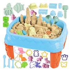 幼兒魔法黏土麵團遊戲桌沙雪 lc43-8, 1套, 混合顏色