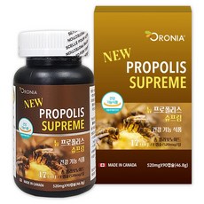ORONIA 加拿大新蜂膠Supreme 90入, 90片, 1個