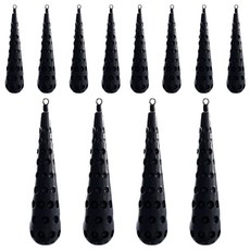 MONCROSS SWITZERLAND Dimple 棒狀黑色鉛錘, 3個, 4入