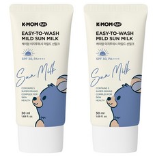 케이맘 이지투워시 마일드 선밀크 SPF30 PA++++, 50ml, 2개