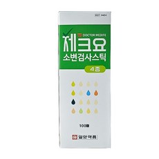 일양약품 체크요 단백뇨 소변검사 스틱 키트 4종, 100매, 1개