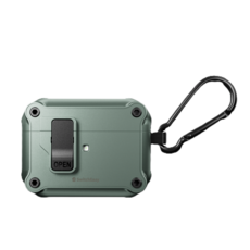 SwitchEasy 魚骨牌 Rugged Shield 耳機保護殼 Airpods Pro 1&2, 銀霧綠, 1個, 單一商品