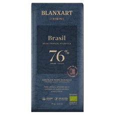 Bean to Bar 76%黑巧克力片, 1個, 75g