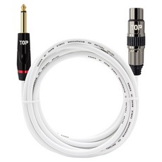 HDtop 5.5 單聲道 TO XLR 母 麥克風線 白色 HT-TP803, 30m, 1個
