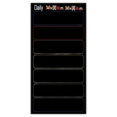 세컨드베스트 귀여운 동물 메모보드 블랙 daily, 고무자석