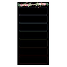 세컨드베스트 플라워 메모보드 블랙 memo, 자석