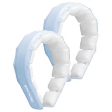 INCONTRO 智慧冰感寬版頸掛式涼感圈 18度, 2個, 天藍色