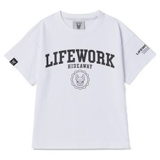 LIFEWORK 男童透氣大學風短袖T恤