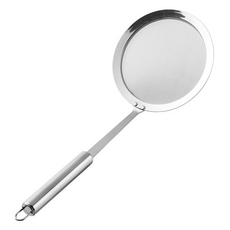 하비에 불순물 분리 거품 건지기 국자 실버, 1개