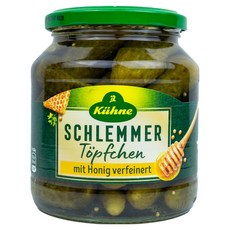 Kuhne 冠利 Schlemmertöpfchen 甜味醃黃瓜, 1個, 530g