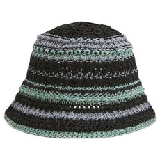 랩 스트라이프 니트 버킷햇 AR7AH446