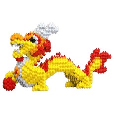 카데레 블럭 3D 입체조립 DIY 캡슐 키트, 용, 1개