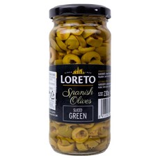 로레토 슬라이스 그린 올리브, 230g, 1개