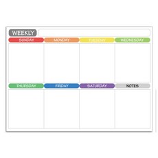 Second Best 彩虹橫式週記事備忘板, 磁鐵