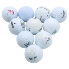 브랜드혼합 유니크에픽 골프공 로스트볼 A- 42.67mm, 화이트, 10개
