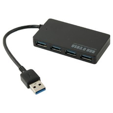 컴스 USB 3.0 허브 무전원 4포트 SP969, 1개