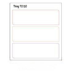 세컨드베스트 레인보우 메모보드 세로형 memo, 자석