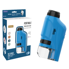 Noverana 便攜式迷你顯微鏡 自然觀察 藍色, 120倍, 1個