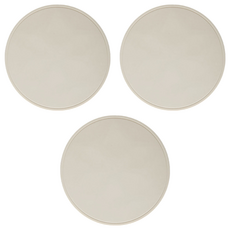 小麥購物 G755 雙面矽膠隔熱墊 花紋款 93g, 鮮奶白, 3個