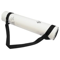 LJG 필라테스 요가 매트 스트랩 정리끈, 블랙, 1개