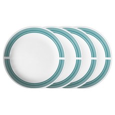 코렐 메모리레인 원형접시 중 세트, 4개, 단품, 화이트