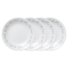 코렐 컨트리커트지 원형접시 세트, 1세트, 소4p, 화이트