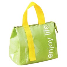 Misoroun 微笑防水加厚保溫袋 高顏值保冷袋, 1個, 綠色享樂