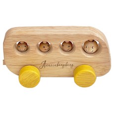 ACACIA bongbong 原木運輸工具巴士玩具, 1個, 混合顏色