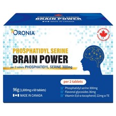 오로니아 포스파티딜세린 브레인파워 96g, 60정, 1개