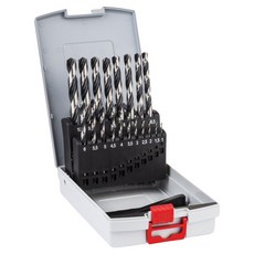 BOSCH 博世 鋼材鑽頭 鋼材 0.5mm 19件組 1~10mm 2608577351, 1個