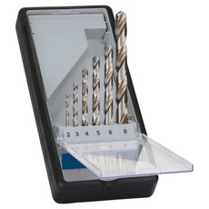 보쉬 PRO HSS 메탈 드릴비트 6종 세트 2~8mm 2607010529, 1세트