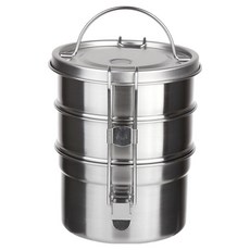 plala Circle Lock 3層便當盒 1500ml, 1個, 單一顏色