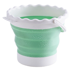 Pick&Home多功能攜帶式水彩用圓形水桶, 薄荷