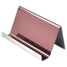 PickUpLife 고급스러운 이쁜 메탈 명함꽂이 버건디와인, 1개, 1단